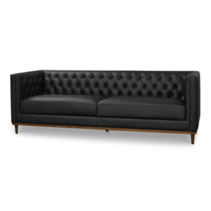 Gleice Sofa Black Leather