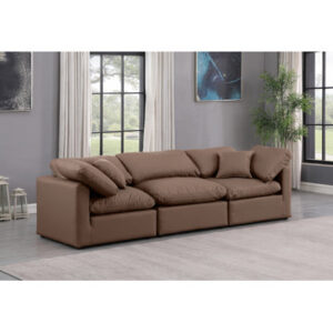 Itala 105" Vegan Leather Sofa