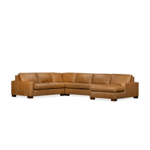 Jonie Genuine Leather Left Hand Facing 4-Piece Sectional