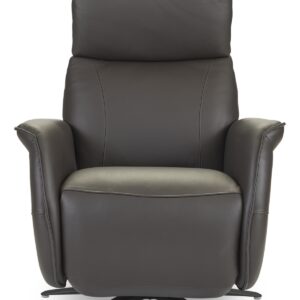 Lennix Leather Tv Recliner with Massage, Created for Macy's - Dark Chocolate