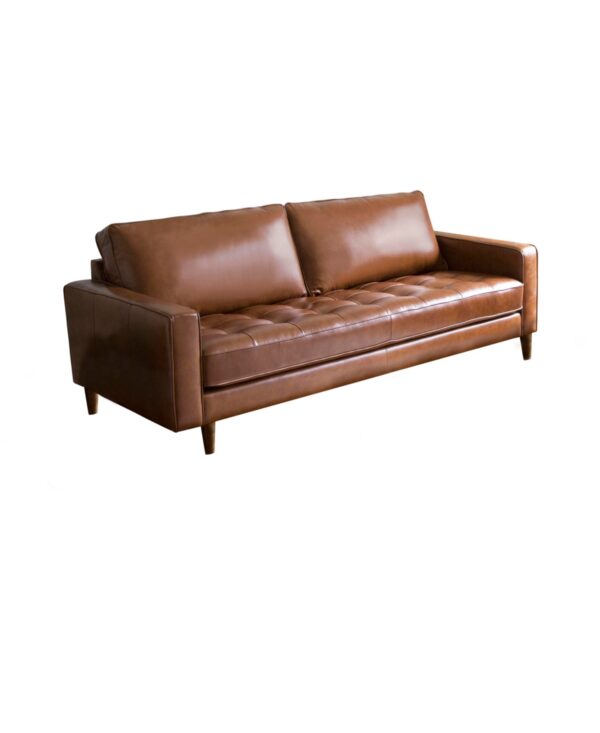 Shiloh 80" Leather Sofa - Camel