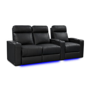 Valencia Piacenza Luxury Edition | Semi-aniline Nappa 20000 Leather, Power Recline, Power Lumbar Support, Power Headrest, Led Lighting (row Of 3 Loves