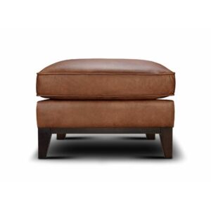 Zoticus 30'' Genuine Leather Rectangle Standard Ottoman