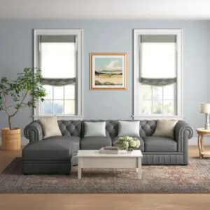 Apollus 132" Wide Genuine Leather Sofa & Chaise