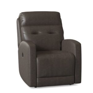 Bank Shot 30" Wide Genuine Leather Manual Rocker Standard Recliner