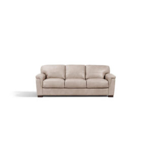 Beige Leather Sofa