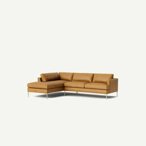 Bowen Leather Chaise Sectional