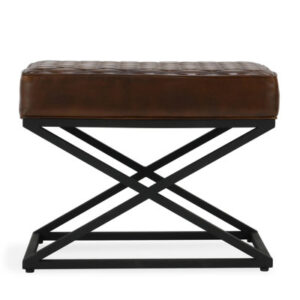 Bruno Leather Ottoman