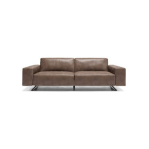 Decker Sofa In Mocca Leather