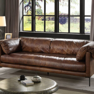 Jaron Macho Top Grain Leather Sofa