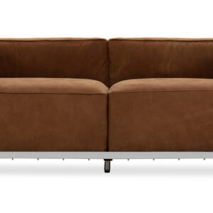 Roche 63" Leather Sofa, Cognac