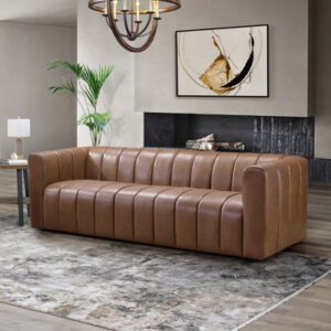 Trefor 100% Top Grain Leather Sofa