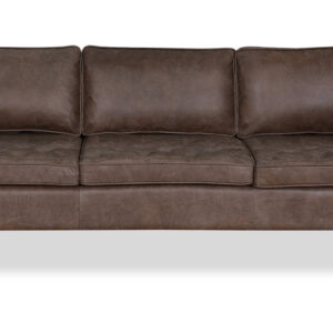 Wexler 87" Leather Sofa, Napoli Tan