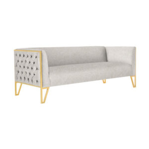 81.5" Vegan Leather Sofa