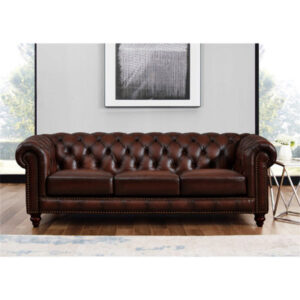 Alton Bay Top Grain Leather Sofa Couch