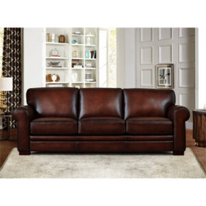 Brookfield Top Grain Leather Sofa Couch