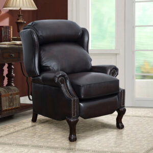 Charlotte 34.25" Wide Genuine Leather Recliner