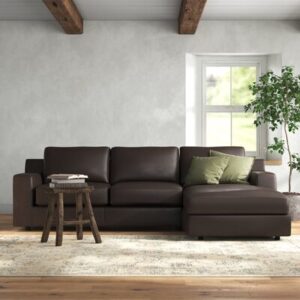 Chutney 109" Wide Leather Sofa & Chaise