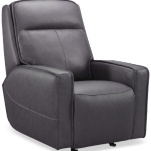 Closeout! Dextan Leather Power Recliner, Created for Macy's - Smoke