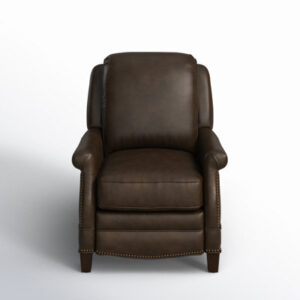 Dunlevy 32.3" Wide Leather Manual Club Recliner