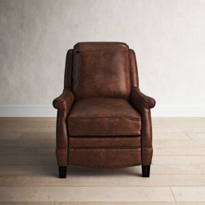 Dunlevy 32.3" Wide Leather Manual Standard Recliner
