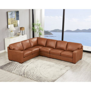 Genuine Leather Modular Sectional