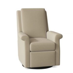 Greek Key Genuine Leather Recliner