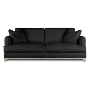 Lucia 99" Genuine Leather Square Arm Sofa