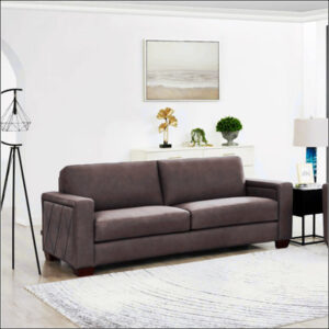 Sueded Leather Sofa