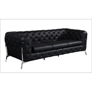 Top Grain Italian Leather Upholstered Sofa