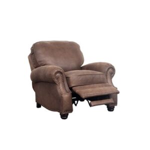 Verne 41.3" Wide Genuine Leather Manual Club Recliner